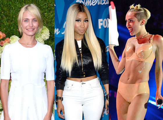Miley Cyrus, Nicki Minaj, Cameron Diaz Miley Cyrus, Nicki Minaj, Cameron Diaz